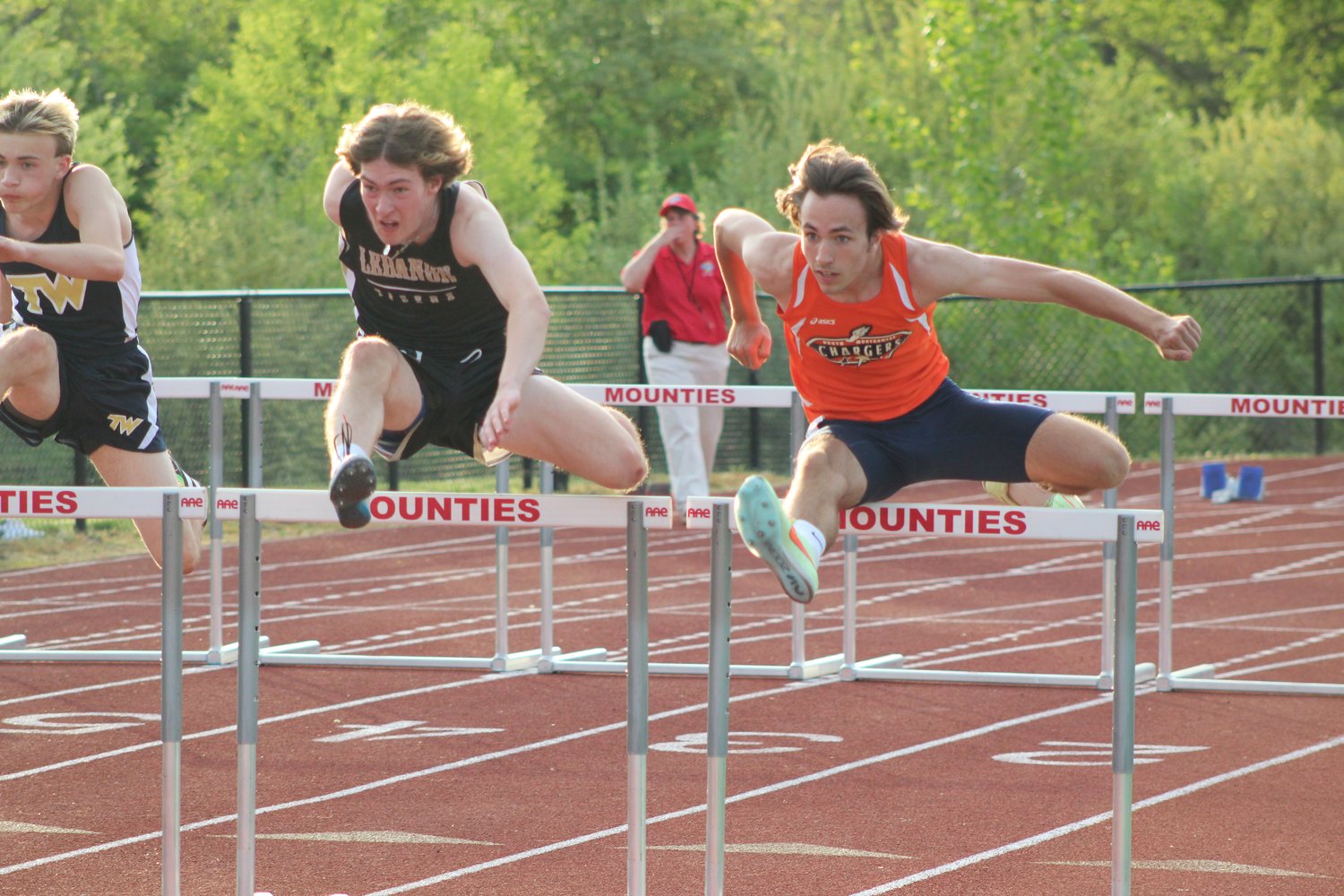 North Montgomery's Gabe Laws had a strong showing being named the SAC champion in the 300 meter hurdles.
